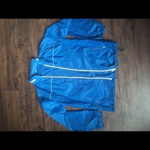 Blue Windbreaker